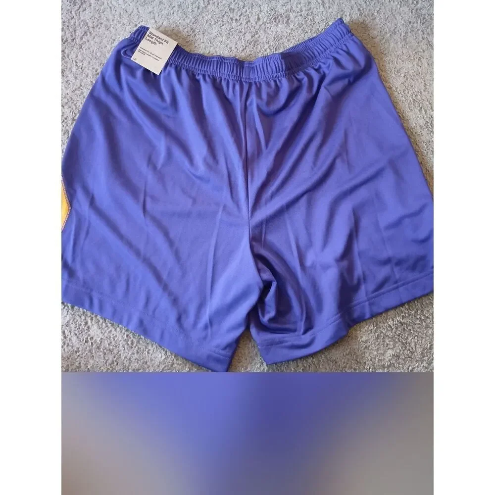 Nike Kobe Boys Basketball Shorts Purple/Gold Sizes Lrg & XL BRAND NEW WITH TAGS